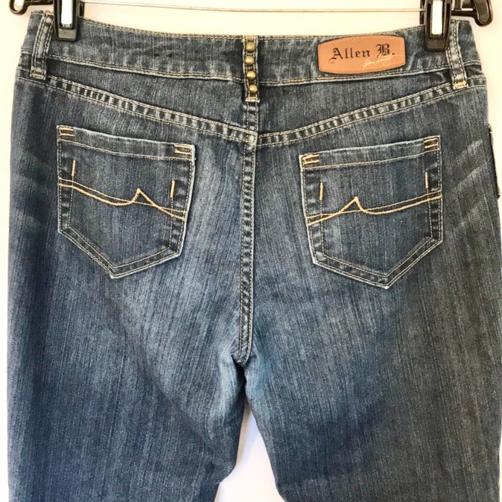 ALLEN SCHWARTZ | Allen B Faded Straight Leg Jeans - Picture 6 of 8